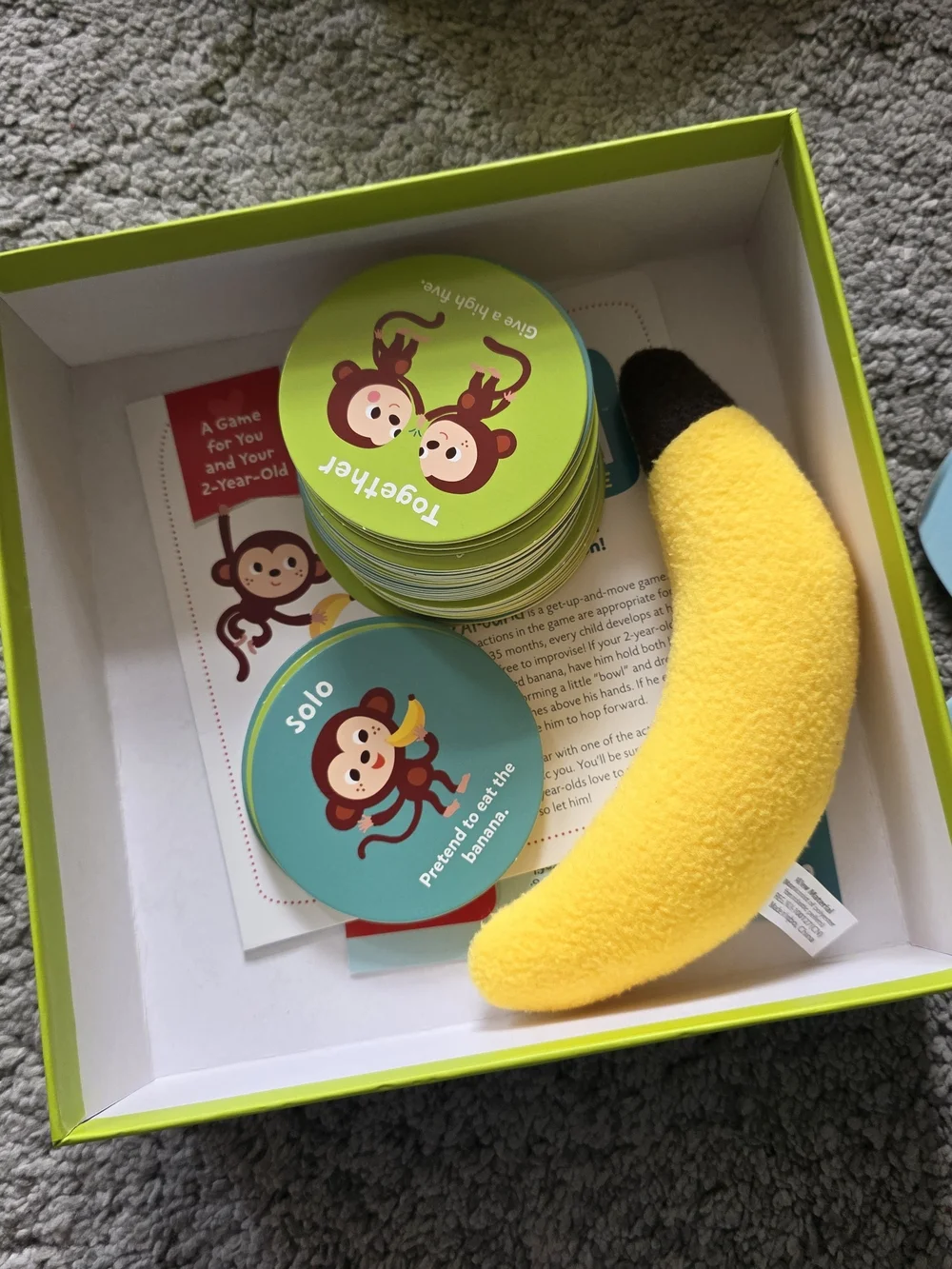 Monkey Around Wiggle & Giggle Game - Green/Yellow